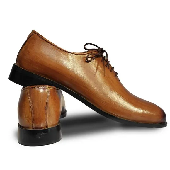 Bashwood Handmade Brown Leather Oxford Shoes